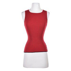 Blue Eagle Les Copains Tank Tops SM Red